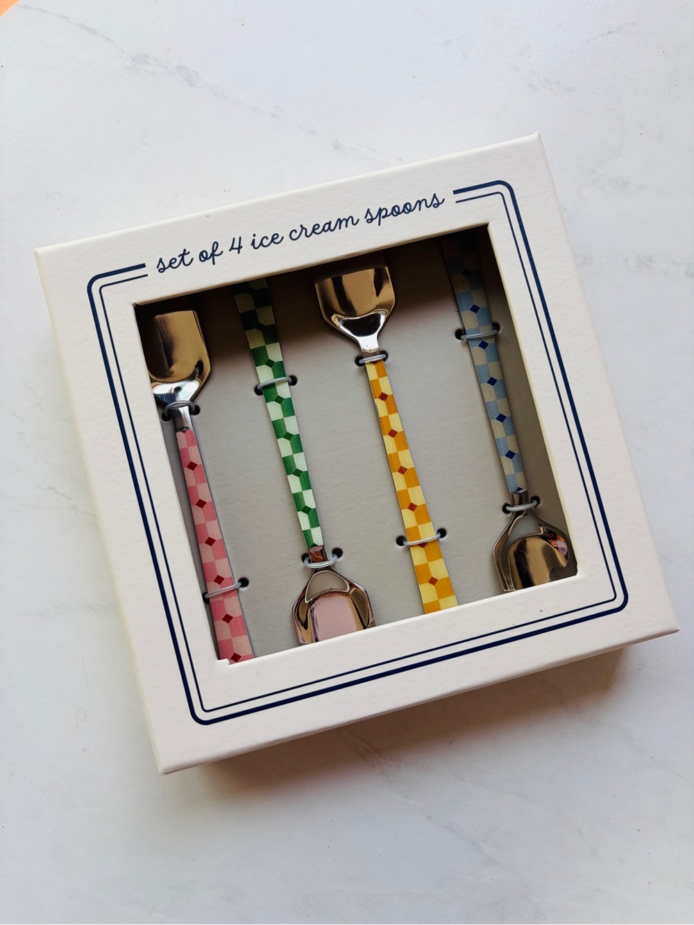 Rare! NWT Anthropologie Café Violette Stainless Steel Spoons, Set of 4 - Picture 5 of 7